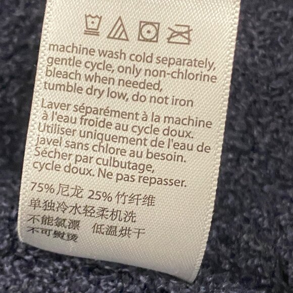 Barefoot Dreams CozyChic Lite Cardigan Wrap XXS/XS Navy Blue w/ pockets Long lin - Picture 7 of 10